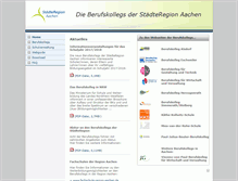 Tablet Screenshot of berufskolleg-aachen.de